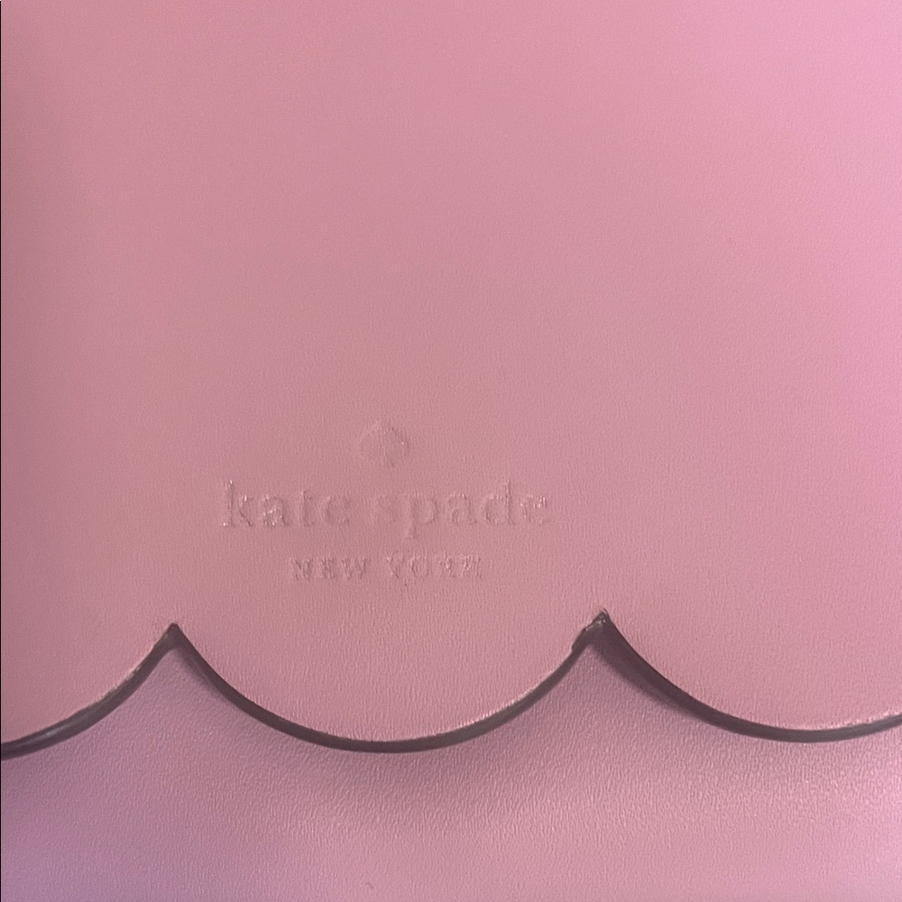 kate spade Pink Scallop-Trim Leather Crossbody Bag - Picture 4 of 5